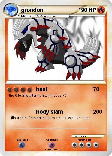 Pokemon grondon