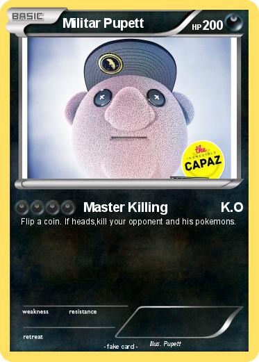 Pokemon Militar Pupett