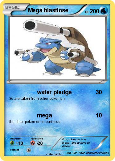 Pokemon Mega blastiose