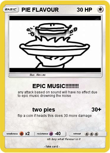 Pokemon PIE FLAVOUR