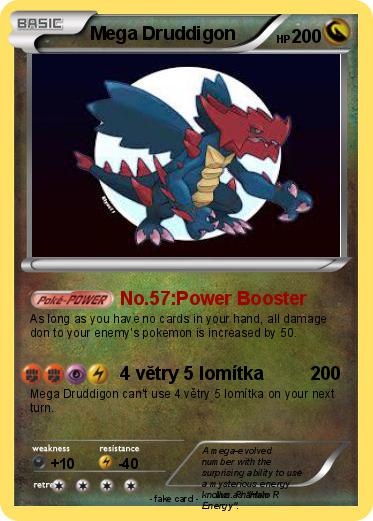 Pokemon Mega Druddigon