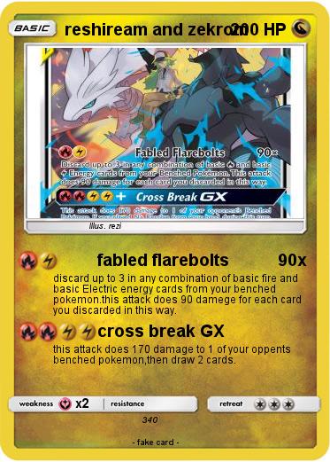 Pokemon reshiream and zekrom