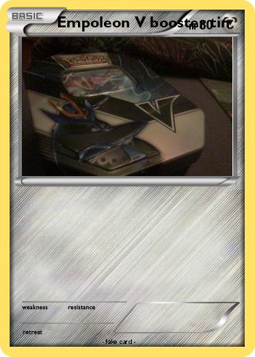 Pokemon Empoleon V booster tin