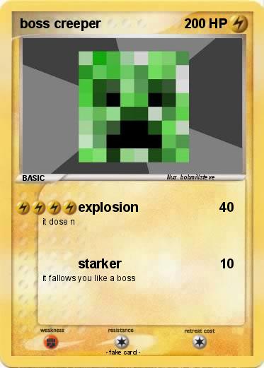 Pokemon boss creeper