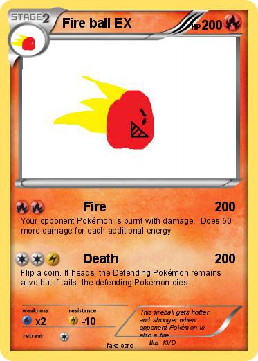 Pokemon Fire ball EX