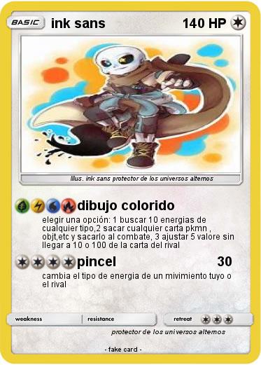 Pokemon ink sans