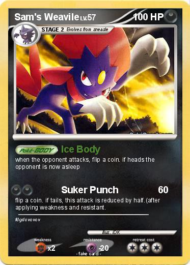 Pokemon Sam's Weavile