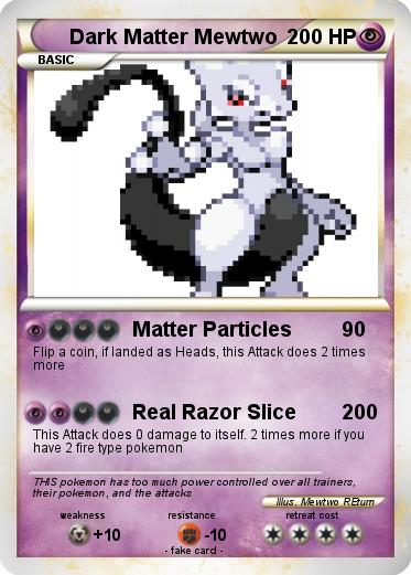Pokemon Dark Matter Mewtwo