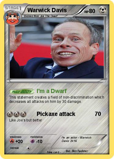 Pokemon Warwick Davis
