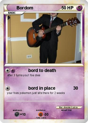 Pokemon Bordom
