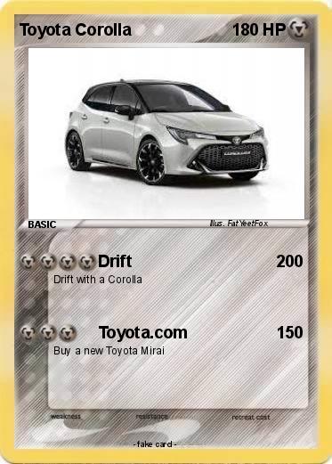 Pokemon Toyota Corolla