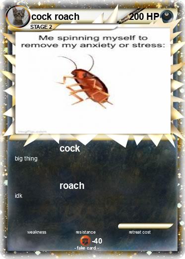 Pokemon cock roach