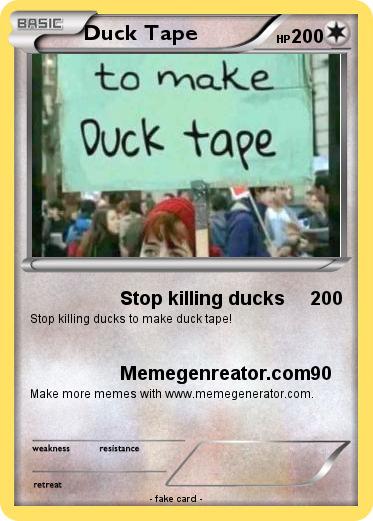 Pokemon Duck Tape