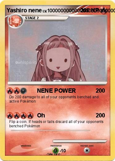 Pokemon Yashiro nene