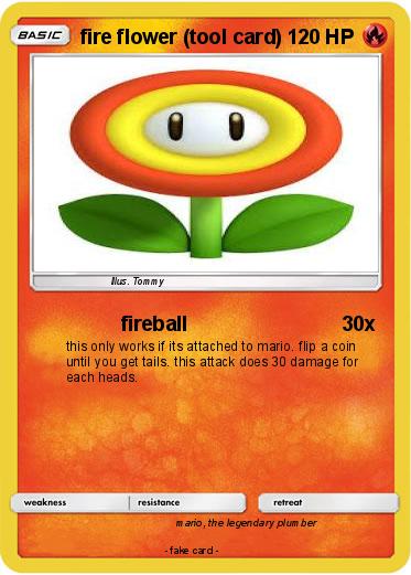 Pokemon fire flower (tool card)