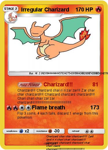 Pokemon Irregular Charizard Pokemon Irregular Charizard