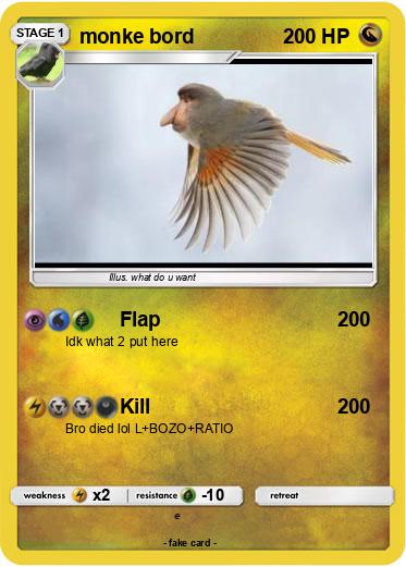 Pokemon monke bord