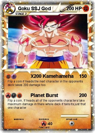 Pokemon Goku SSJ God