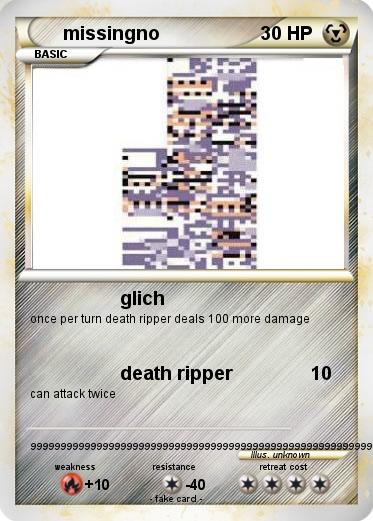 Pokemon missingno