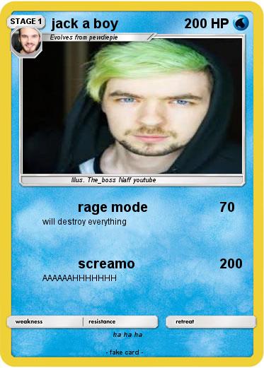 Pokemon jack a boy