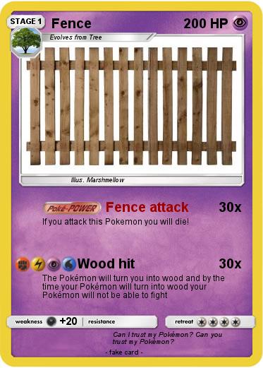 Pokemon Fence