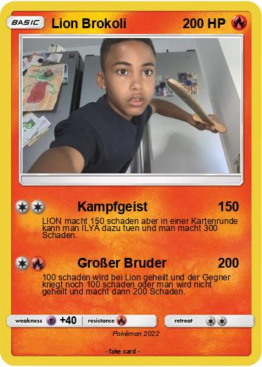 Pokemon Lion Brokoli
