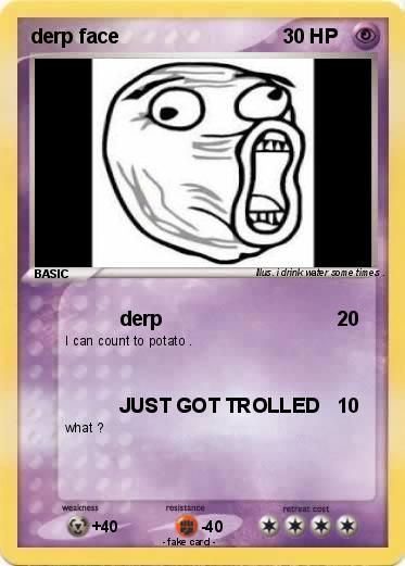 Pokemon derp face