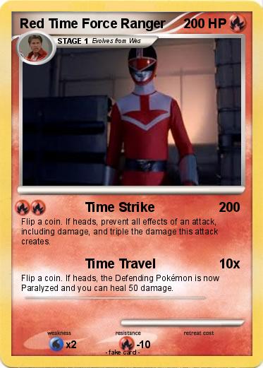 Pokemon Red Time Force Ranger