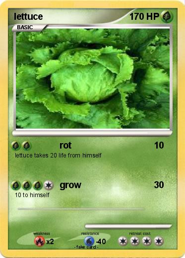 Pokemon lettuce