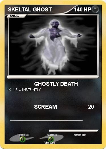 Pokemon SKELTAL GHOST
