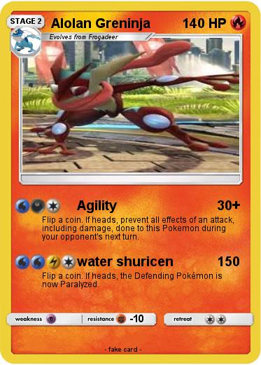 Pokemon Alolan Greninja