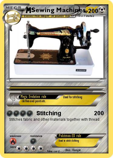 Pokemon Sewing Machines