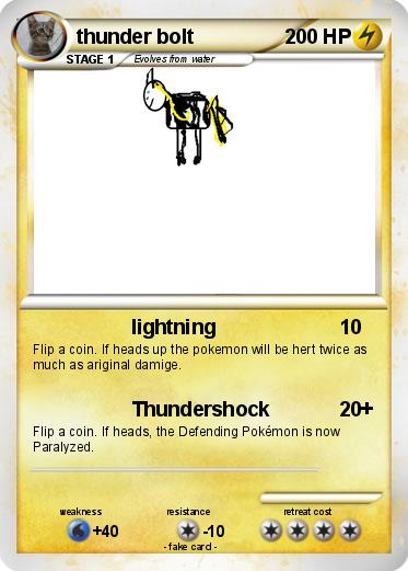 Pokemon thunder bolt
