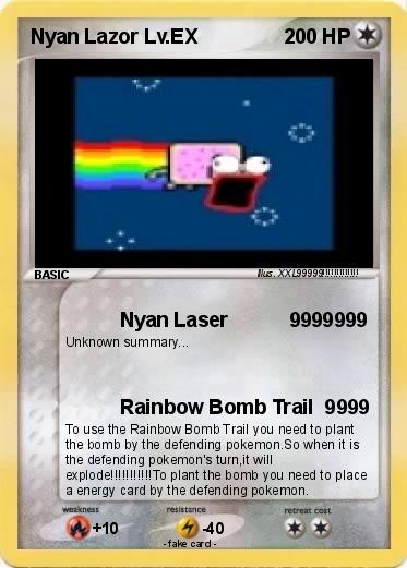 Pokemon Nyan Lazor Lv.EX