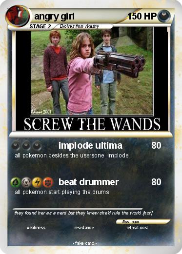Pokemon angry girl