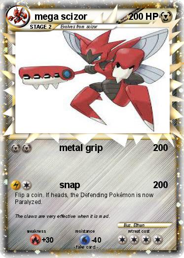 Pokemon mega scizor