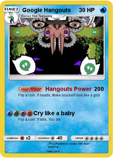 Pokemon Google Hangouts