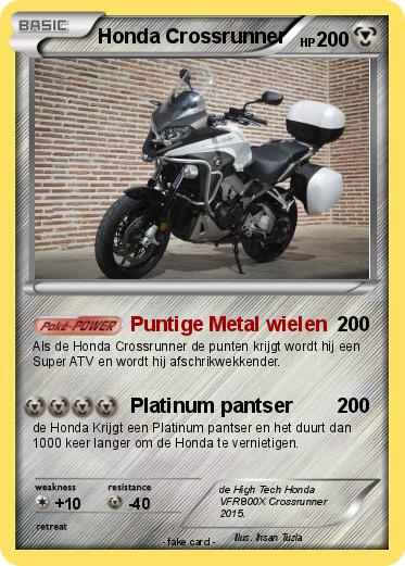 Pokemon Honda Crossrunner
