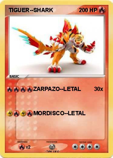 Pokemon TIGUER--SHARK
