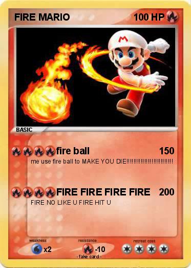 Pokemon FIRE MARIO