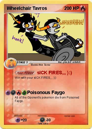 Pokemon Wheelchair Tavros