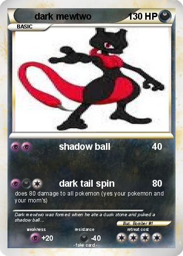 Pokemon dark mewtwo