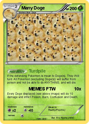 Pokemon Many Doge