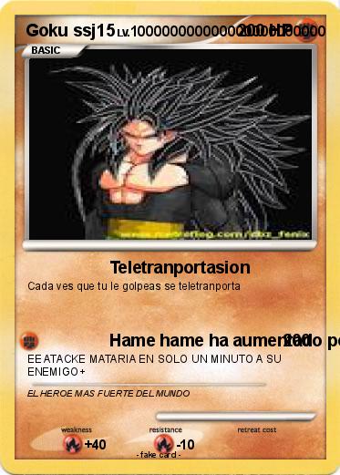 Pokemon Goku ssj15