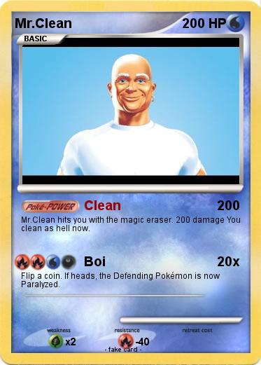 Pokemon Mr.Clean