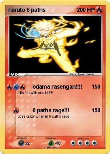 Pokemon naruto 6 paths