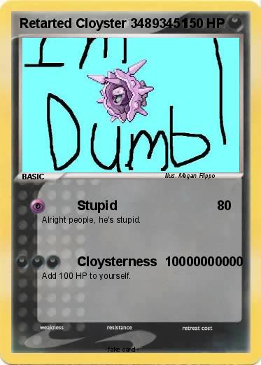 Pokemon Retarted Cloyster 34893451