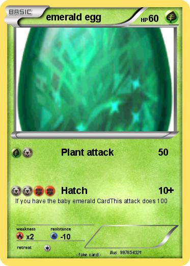 Pokemon emerald egg