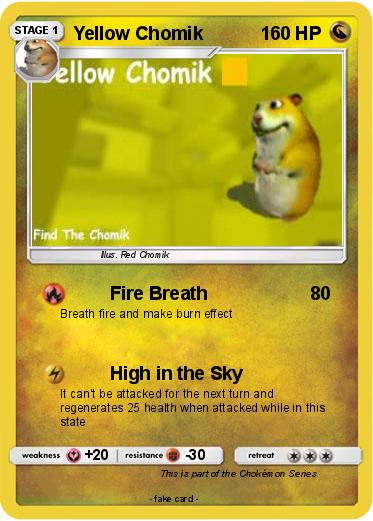 Pokemon Yellow Chomik