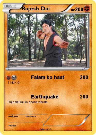 Pokemon Rajesh Dai